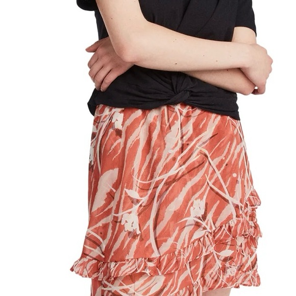 All Saints Mini Skirt Size Medium Pink - Picture 7 of 9